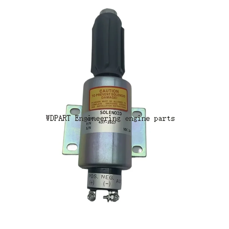 

New Fuel Shut Off Stop Solenoid 24V 436-2617 437-2617 4372617 589/91 2370 Series Fit For Perkins 4006 4008 4012