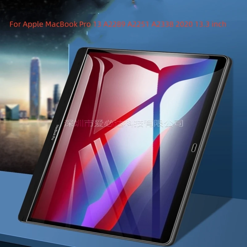 For laptop Computer High CLear Tempered Glass Screeenfilm Apple MacBook Pro 13 2020 A2289 A2251 A2338 13.3 inch Screen Protector