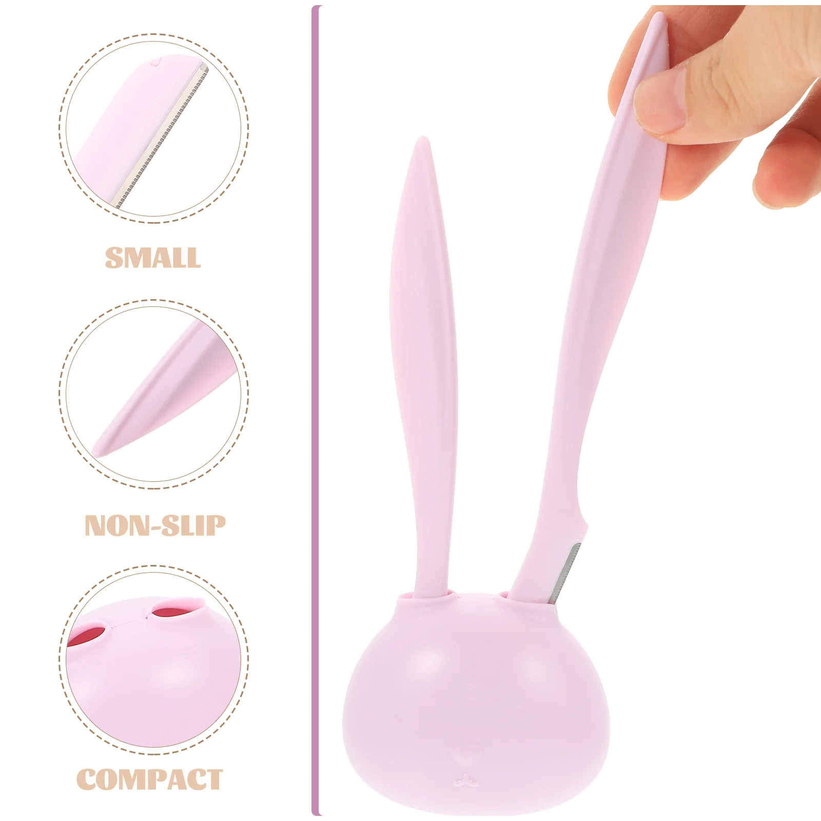 

4pcs Multifunctional Trimmers Non-Slip Handle Compact Design Travel-Friendly Facial Hair Razor Women Eyebrow Shaver Brow Trimmer