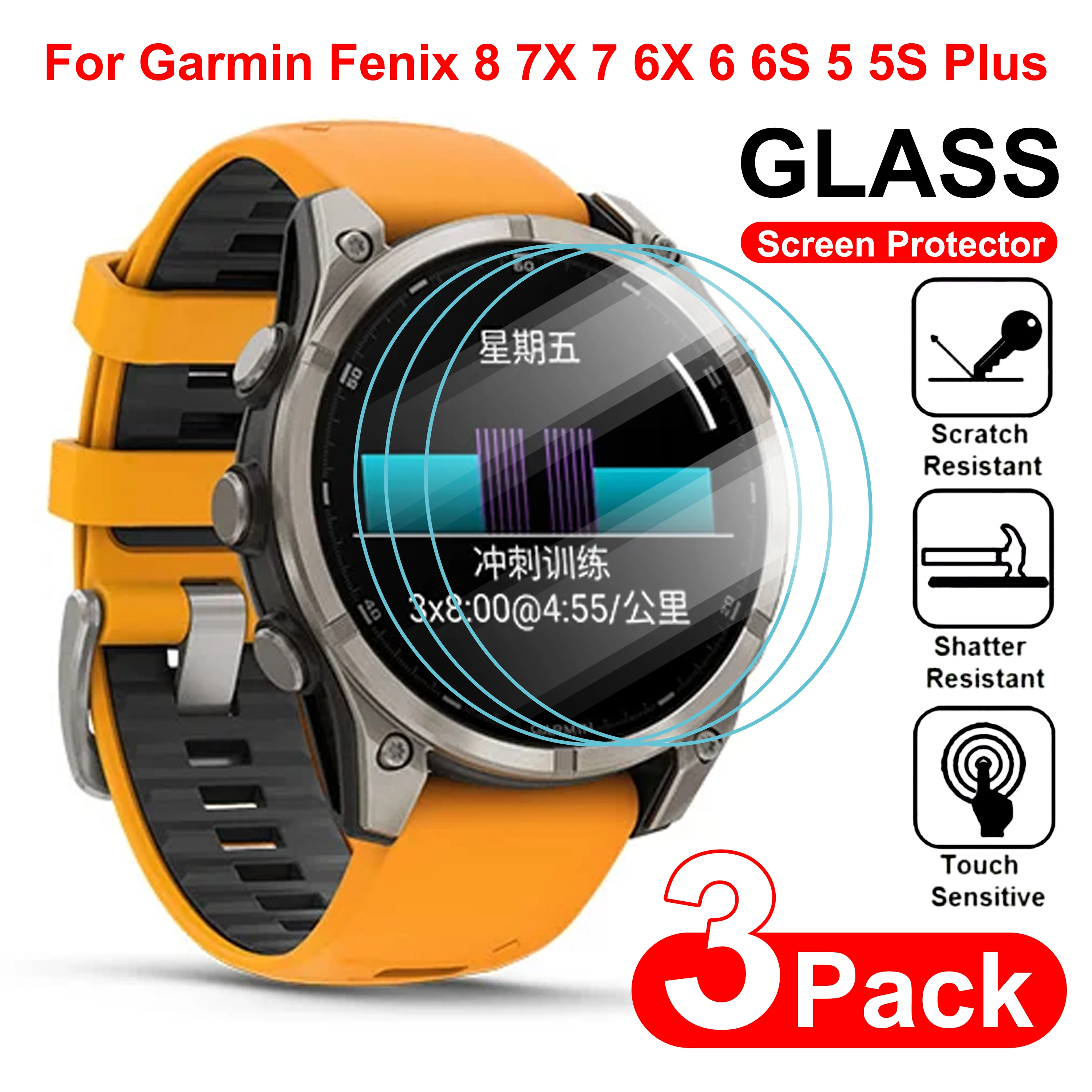 3Pcs 9H Tempered Gl…