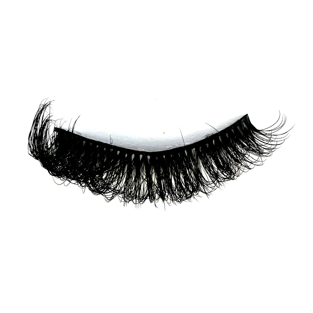 5 Pairs 3D DD Curl Russian Strip Lashes Bulk Short Fluffy Mink Lashes Extension Supplies Natural 5D Fake Eyelashes Makeup Tools