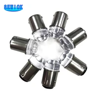 100 Uds P21W P21 1156 1157 BA15S BAY15D 9 Led 3030 SMD lámpara de señal de coche R5W R10W Auto DC 12V