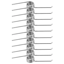 10Pcs Stainless Steel Trash Can Spring Press Switch Kitchen Fixture Household Repair Tools Torsional Spring For Garbage Bucket