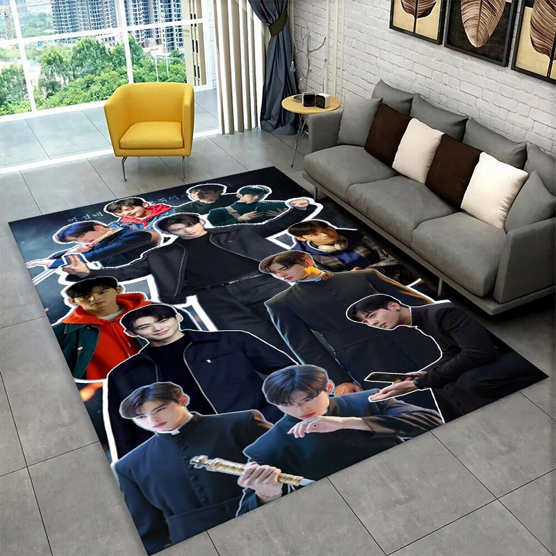 True Beauty Hwang in Youp Cha EunWoo Carpet Rug for Bedroom Living Room Sofa Playroom Doormat Home Decor,Kid Area Rug Non-slip