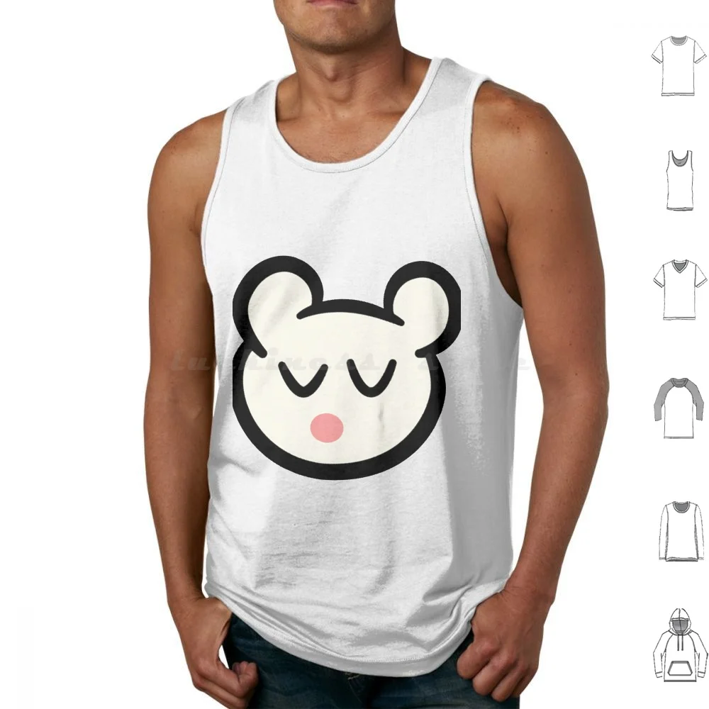 Star Dress Patch Sticker Tank Tops Print Cotton Star