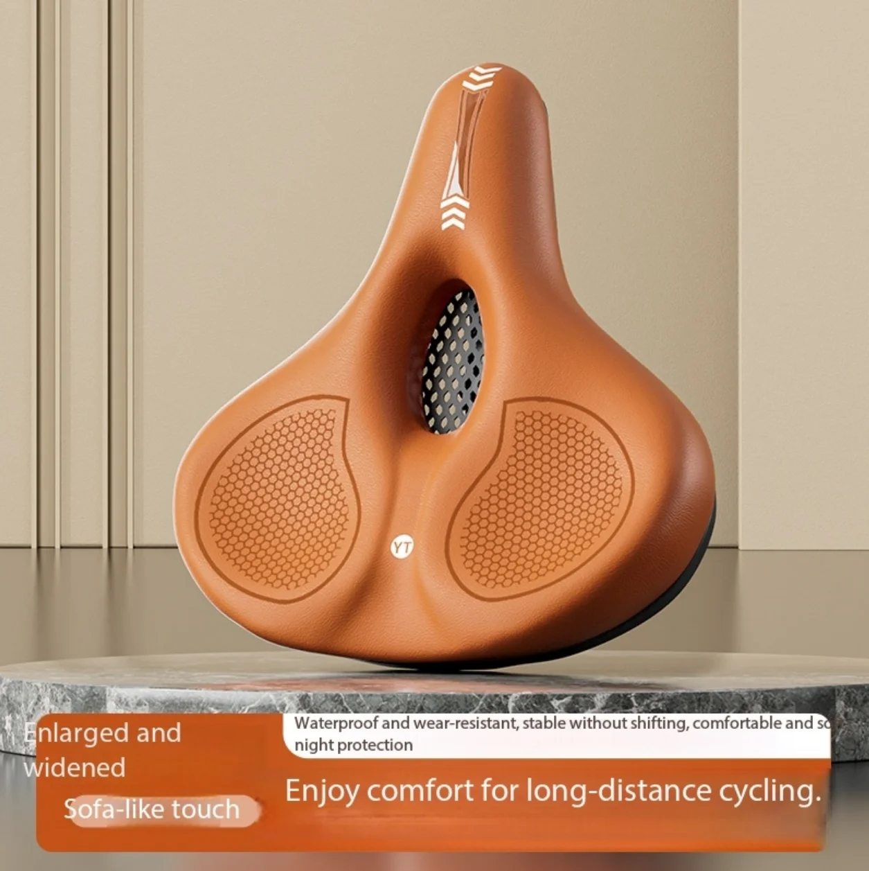Bicycle Seat Cushion Widening Thickening Soft Comfortable Bike Saddle for Mtb Road Bike Mountainbike Shock-absorbing