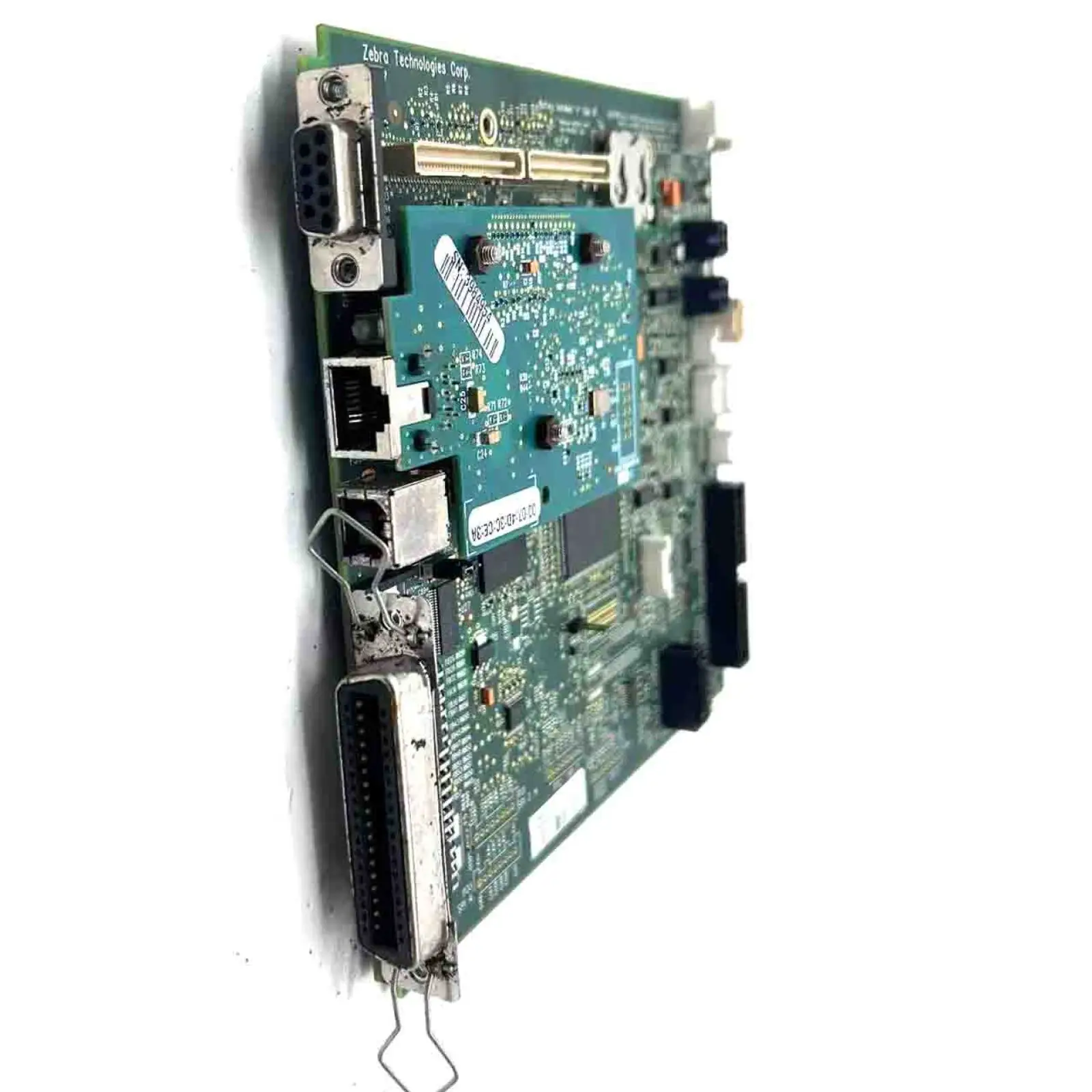 Placa-mãe 64MB da placa-mãe ZM400 79400-012 se encaixa para peças de impressora Zebra