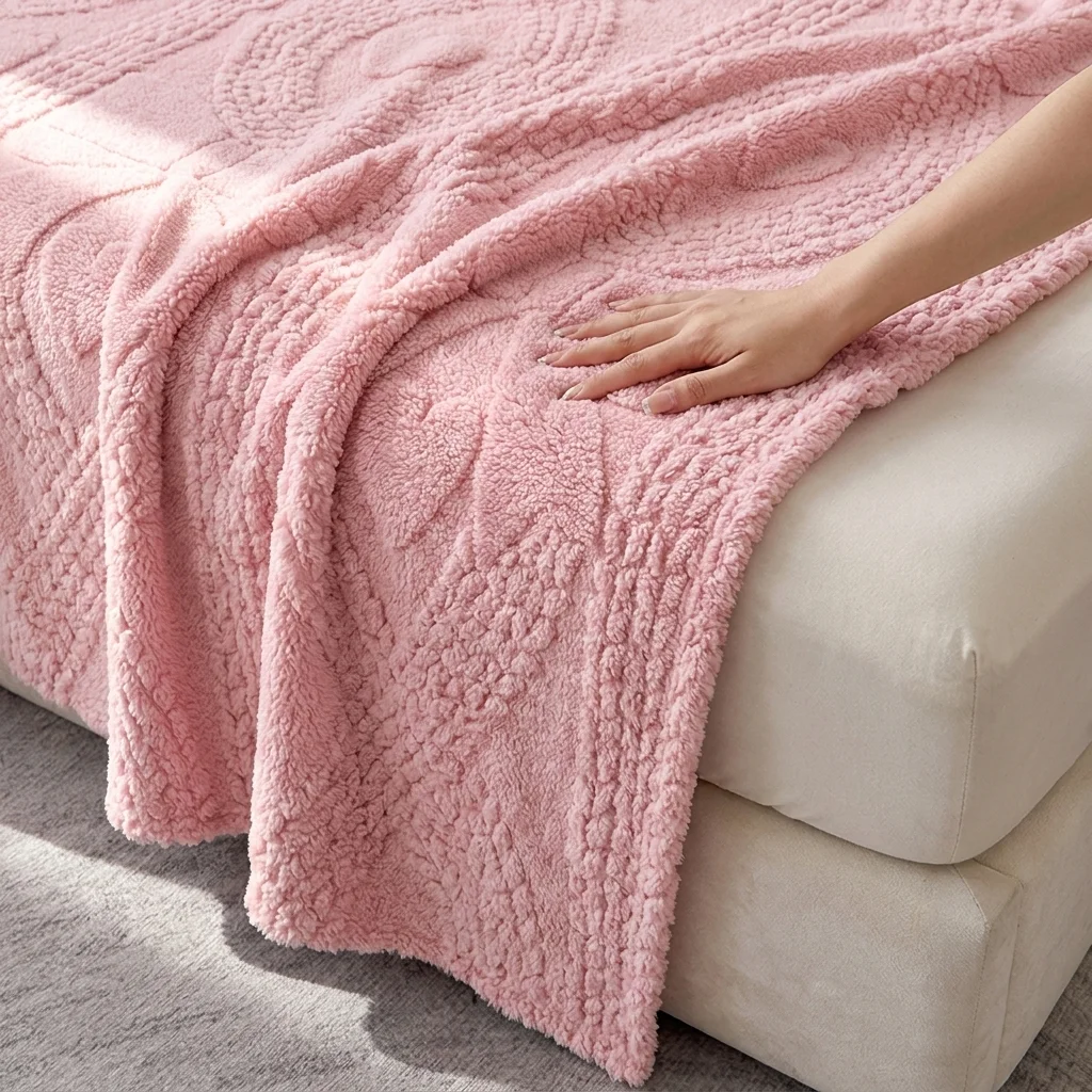 Blankets  - Soft Fuzzy Thick Blanket for Bed  Warm Cozy Blanket  Dorm Rooms  Guest Room  or Home Use