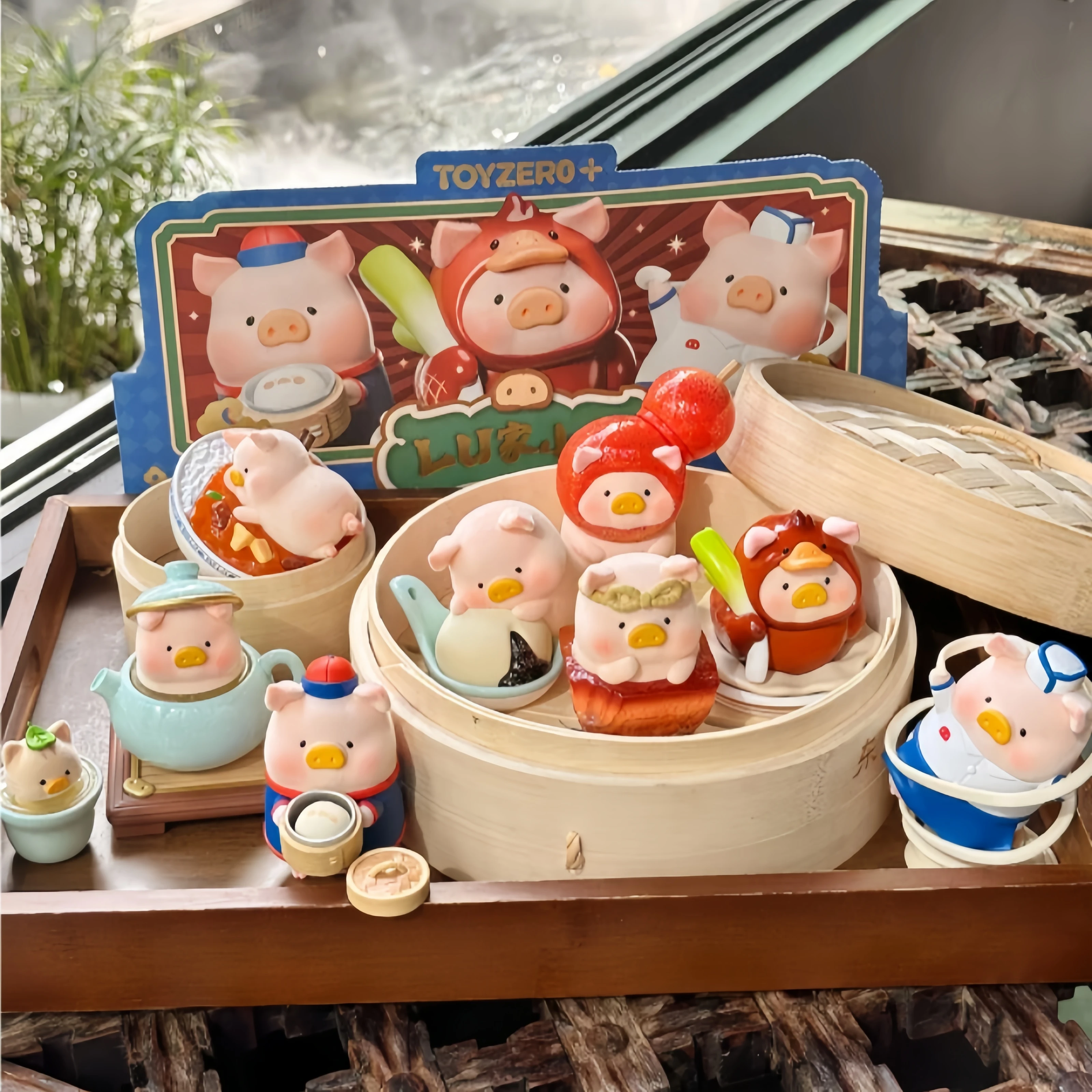 

Подлинная маленькая ресторанная еда Lulu The Lu'S может изменить свою удачу, серия слепая коробка, коллекция аниме, украшение для рабочего стола, модные игрушки