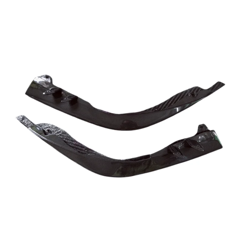 

N-style Dry Carbon Fiber Front Bumper Corner Wrap Pair for Ferrari F8 Tributo Spider Body Kit Front Middle and Rear Diffusers