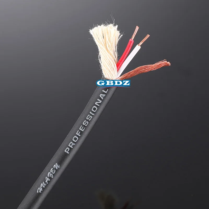 1-20m RVP1E 2x 0.3 Square 2-core Wrapped Shielded Color Microphone Cable Super Soft HiFi Audio Speaker Cable Balanced