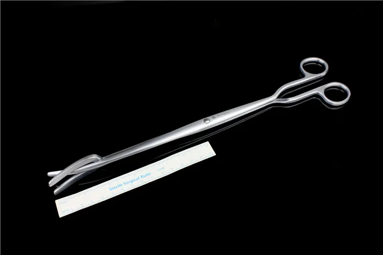 JZ Medical Basic surgical Instrument sterilization disinfection forceps trident forcep long Grasping tool three claw Pliers