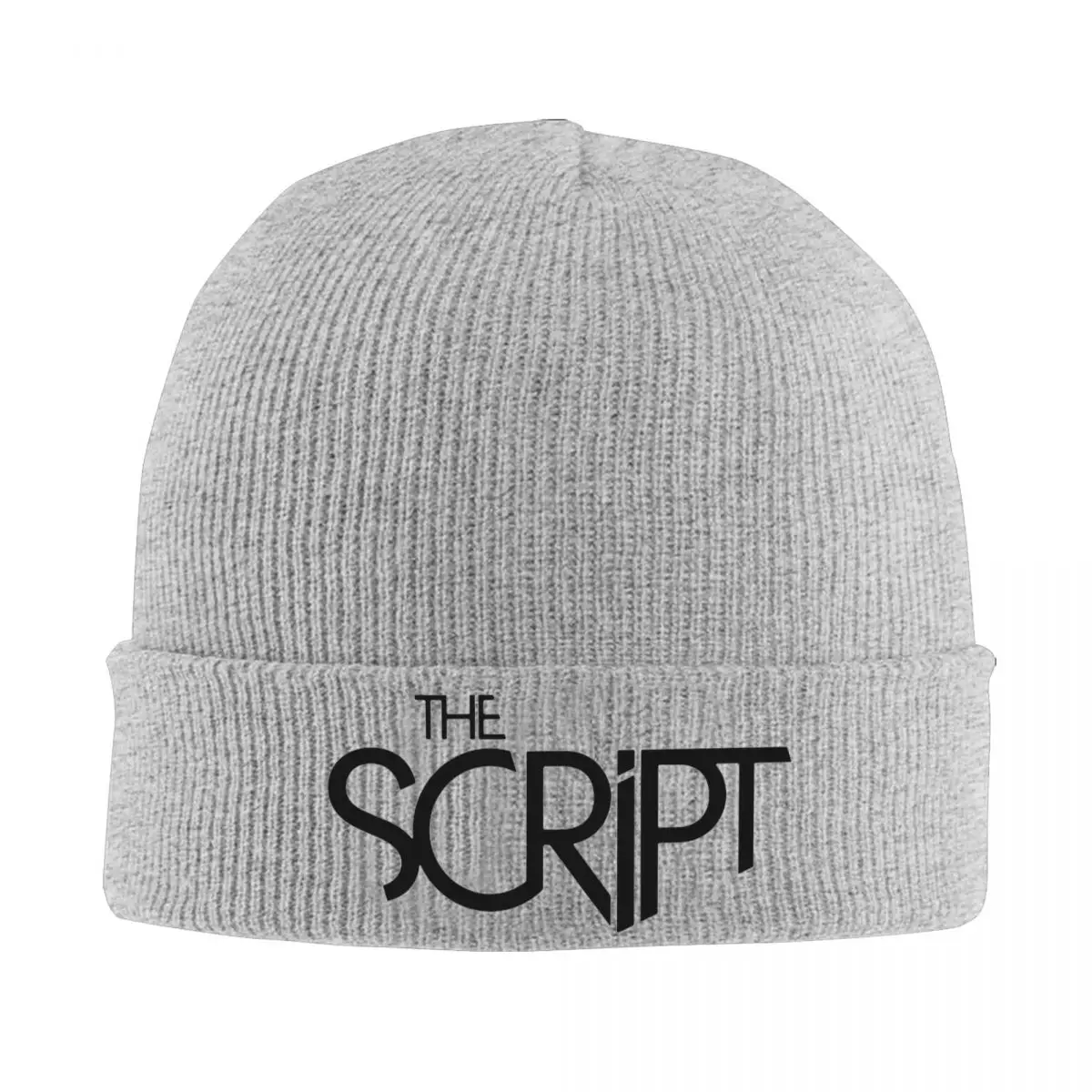 

The Script Rock Music Band Logo Knitted Hat Women's Men's Beanies Winter Hat Satellites 2024 Tour Hip Hop Caps