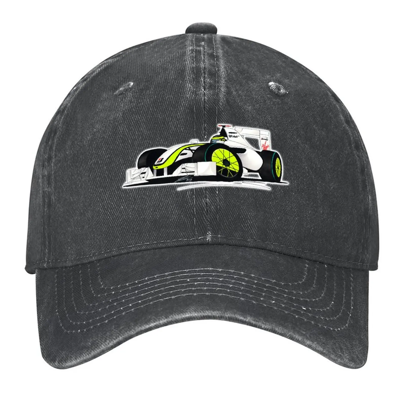 

F1 2009 - BrawnGP - Jenson Button Baseball Cap Golf Dropshipping Kids Hat Designer Hat Caps For Women Men's