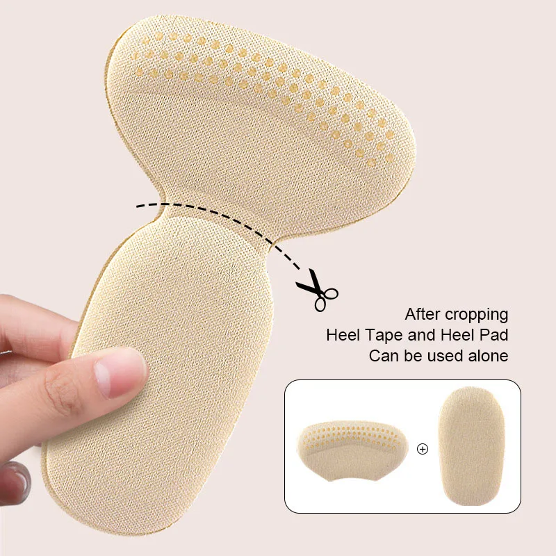 Plantillas protectoras de zapatos en forma de T de tacón alto para mujer, almohadillas antideslizantes dispensadoras de esponja, cojín para aliviar el dolor, medias inserciones