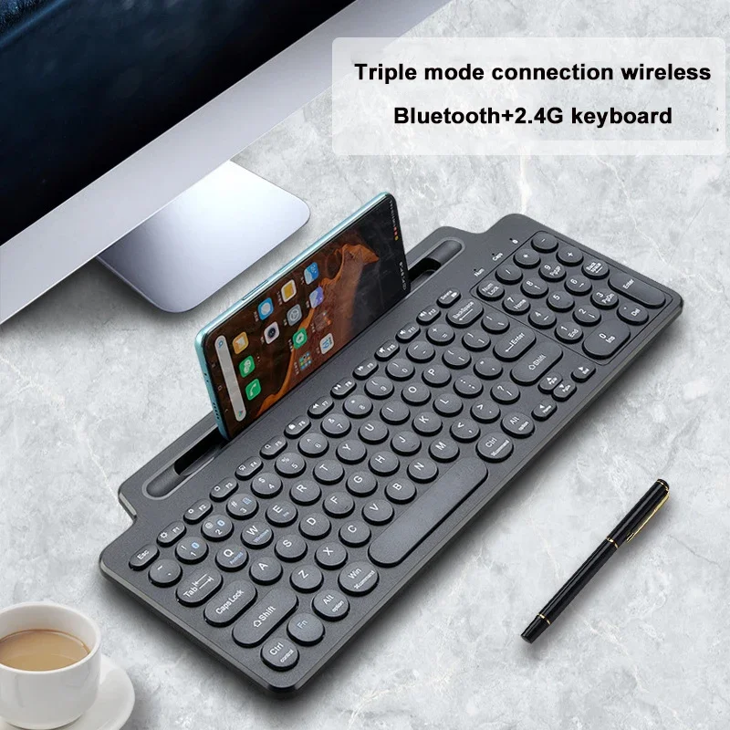 Imagem -05 - sem Fio Bluetooth Gaming Keyboard Full-size Touch Pad para Laptop pc Gamer Tablet Ipad Macbook Gamer Acessórios