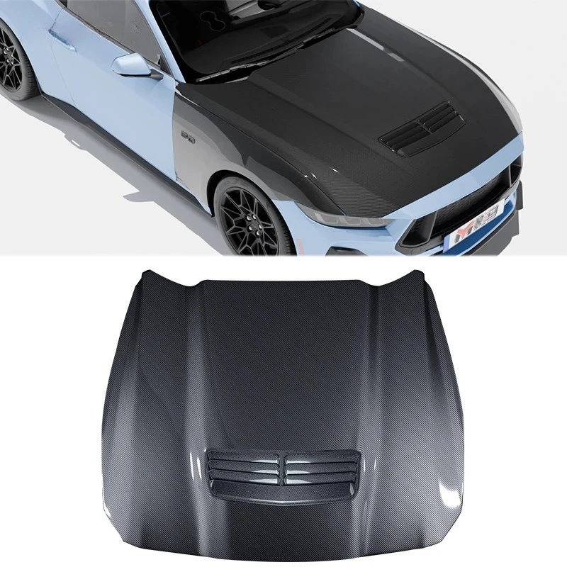 

New Carbon Fiber Front Engine Hood Vent For Ford Mustang S650 Condition Brand New Engine Bonnet Hood