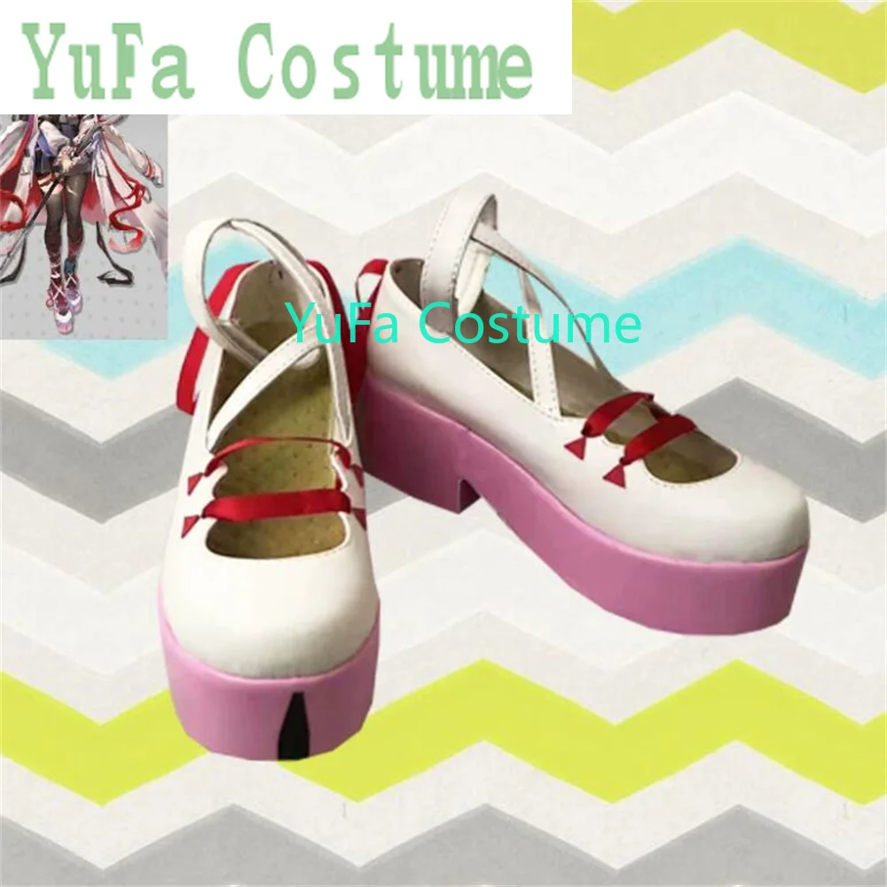 Eyjafjalla Adele Naumann Arknights Cosplay Shoes Boots Game Anime Halloween Christmas YuFa Costume