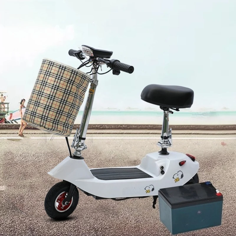Compact Foldable Electric Scooter Transportation Electric Scooter Convenient Commercial Furniture Monopattino Elettrico ZY60DDC