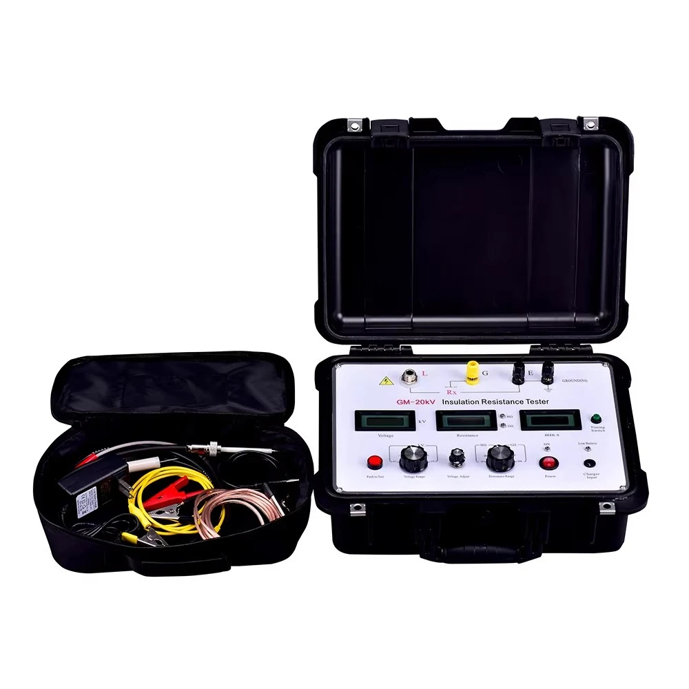 

GM-20kV 5kV/10kV/15kV/20kV Insulation Resistance Tester Digital Megohmmeter Insulation Tester