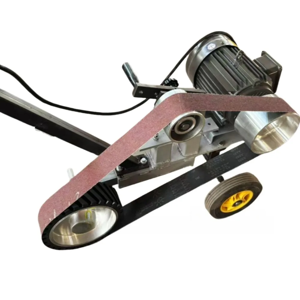 Applicable to Industrial 2-inch x 72 inch horizontal/vertical sand belt grinder is the best tool for making sand belt grinders