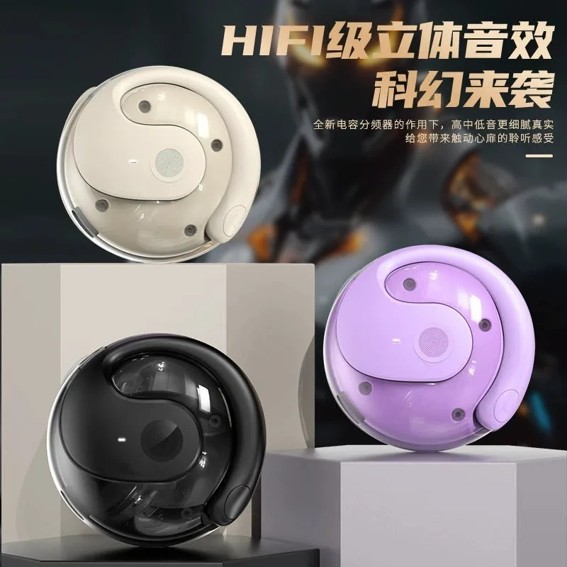 

Wireless Earphones Bluetooth 5.3 Hi-Fi Stereo Sound with Active Noise Cancelling IPX4 Waterproof TypeC for Gaming Running Travel