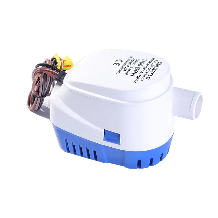 

12V 24V DC 1100 GPH Submersible Pump Marine Automatic Bilge Pump For Boat