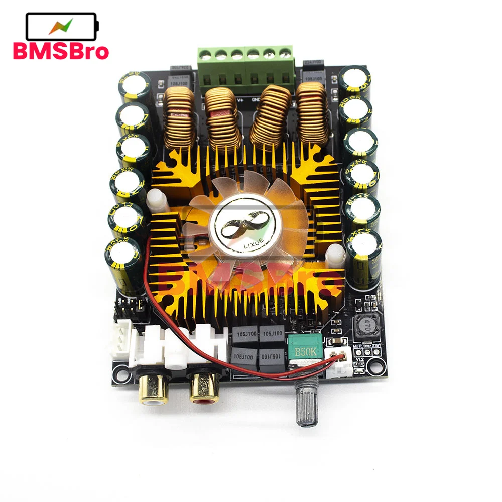 TDA7498E High Power Digital Power Amplifier Board 2.0 HIFI Stereo 160W*2 Support BTL220W DC 12-32V