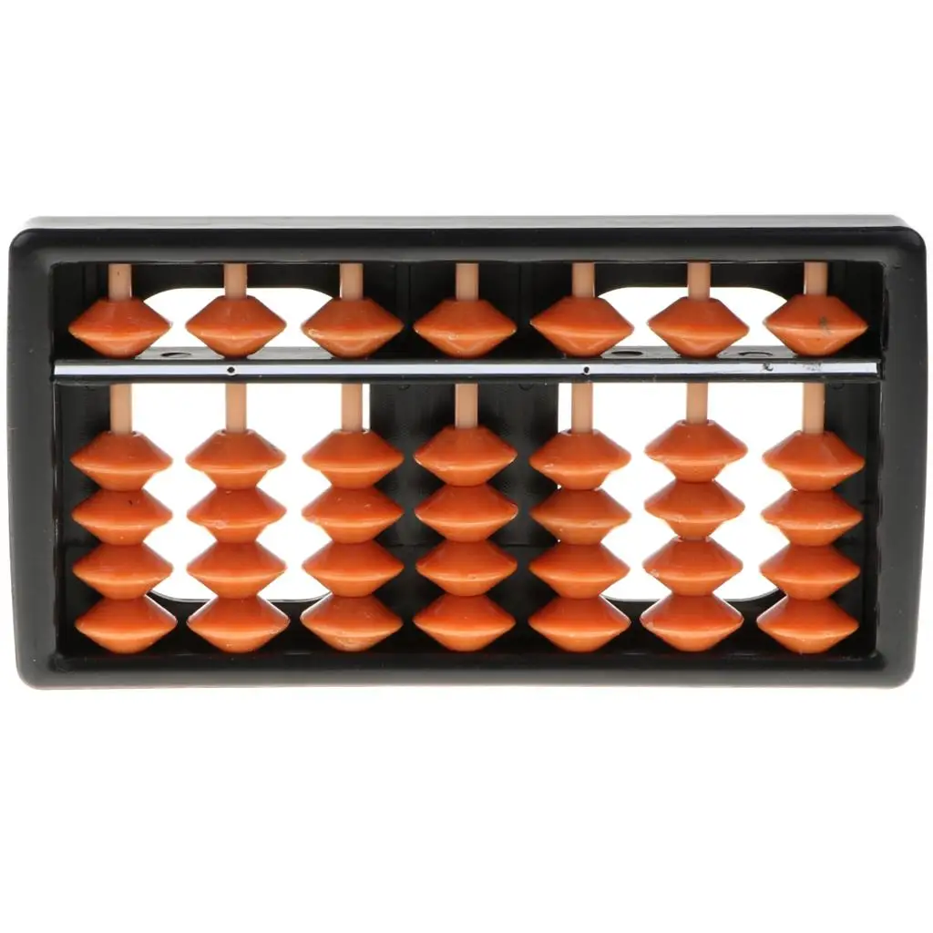 Brown Beads Japanese Arithmetic Abacus Math Educational Toys