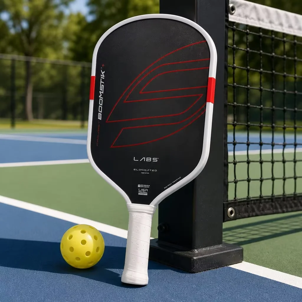 LABS Project Boomstk Elongated Pickleball Paddle 16mm Boom Core Racket Pure Foam Pickleball Paddle for Enhanced Game Performance