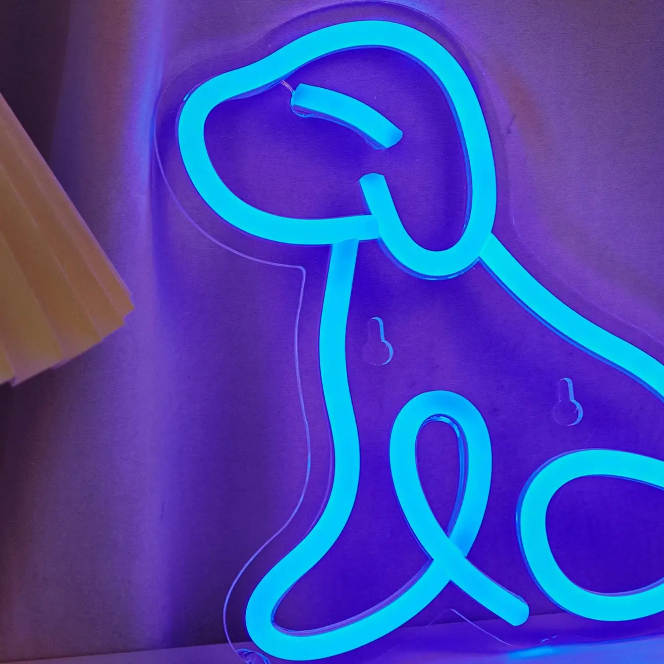 Chi-Buy 1PC znak Neon LED w kształcie psa zasilany przez USB do sypialni dekoracja ścienna znaki neonowe nadaje się na wakacje