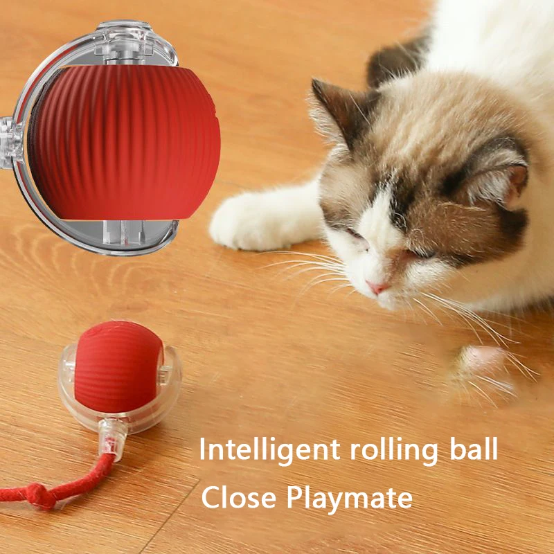 Smart Automatic Rolling Cat Toy Ball 3