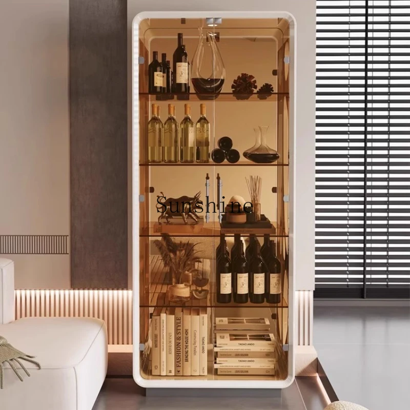 

Wall storage cabinet Living room cream windshield Lego display cabinet