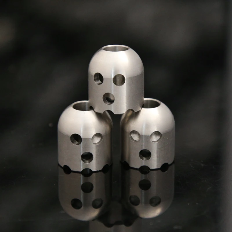 الفولاذ المقاوم للصدأ شبح سكين قطرة قلادة الكبار تململ لعبة Paracord حبل الضغط اللعب Edc ملحق موضة الرجال النساء هدية