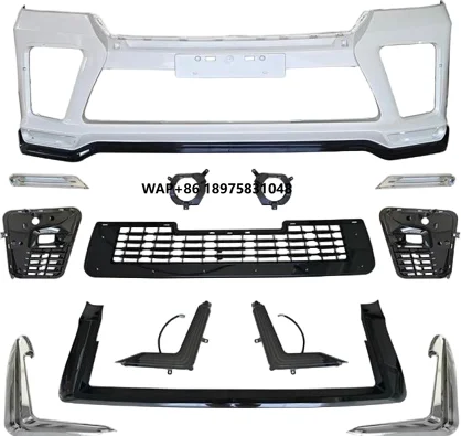

Available for 2012-2021 LAND CRUISER Body Kit Contains Trim Strips, Front and Rear Bumpers, and Grille