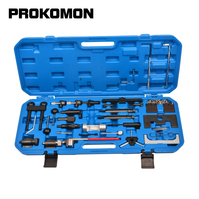 34Pcs Professional For VW Audi VAG Master Engine Timing Tool Set Kit Petrol Diesel Auto