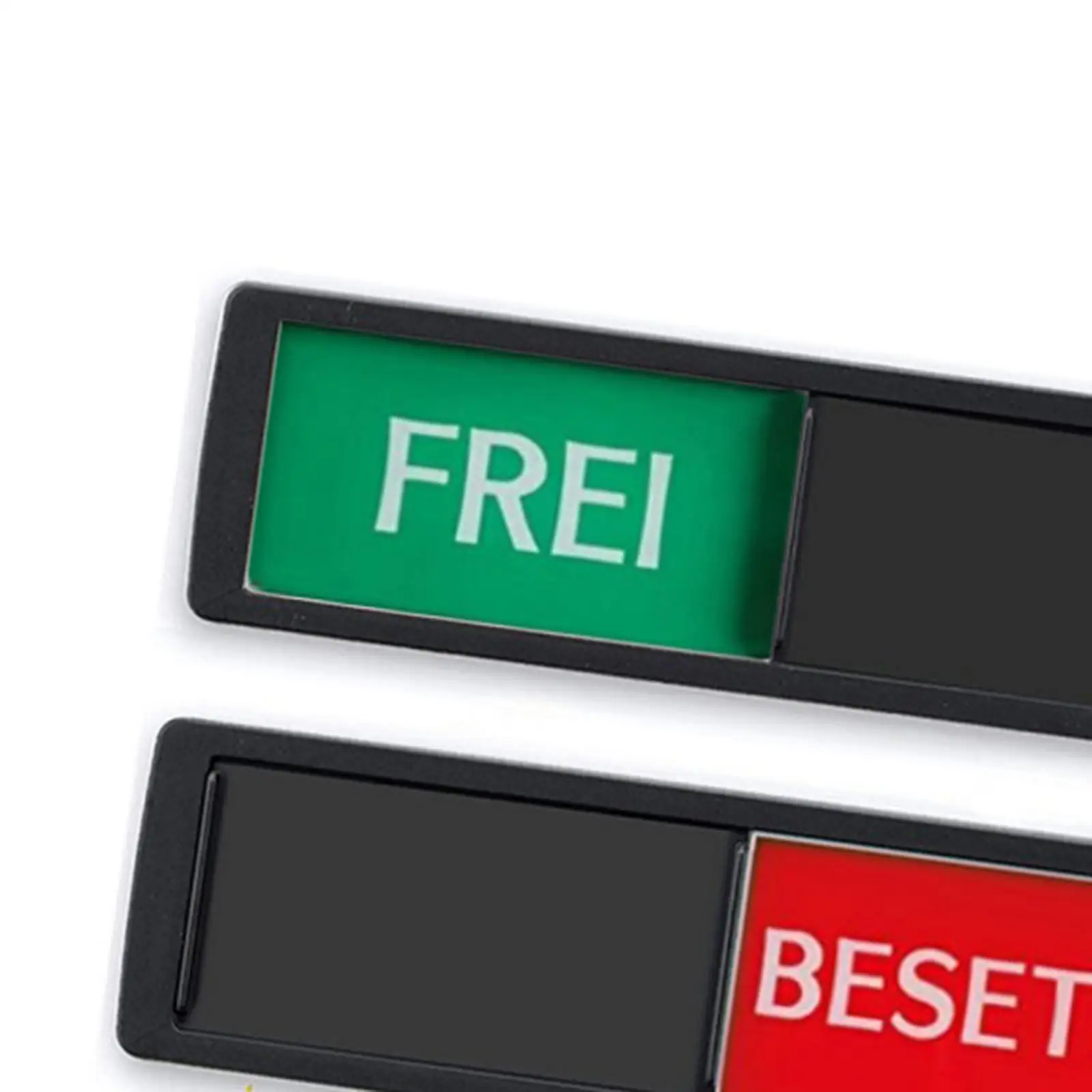 Acrylic Office Door Sign Slider Plaque Self Adhesive Privacy Notice Board for Meeting Room Hotel
