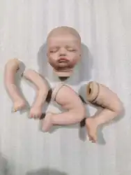 NPK 19inch Newborn Baby Reborn Doll Kit Baby Rosalie Lifelike Soft Touch Already Painted Unfinished Doll Parts