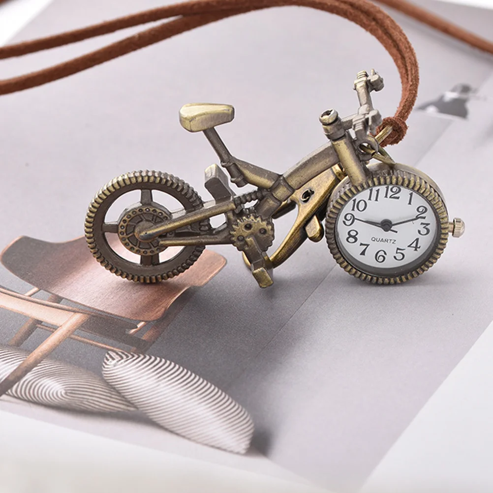 Ретро карманные часы в форме велосипеда
