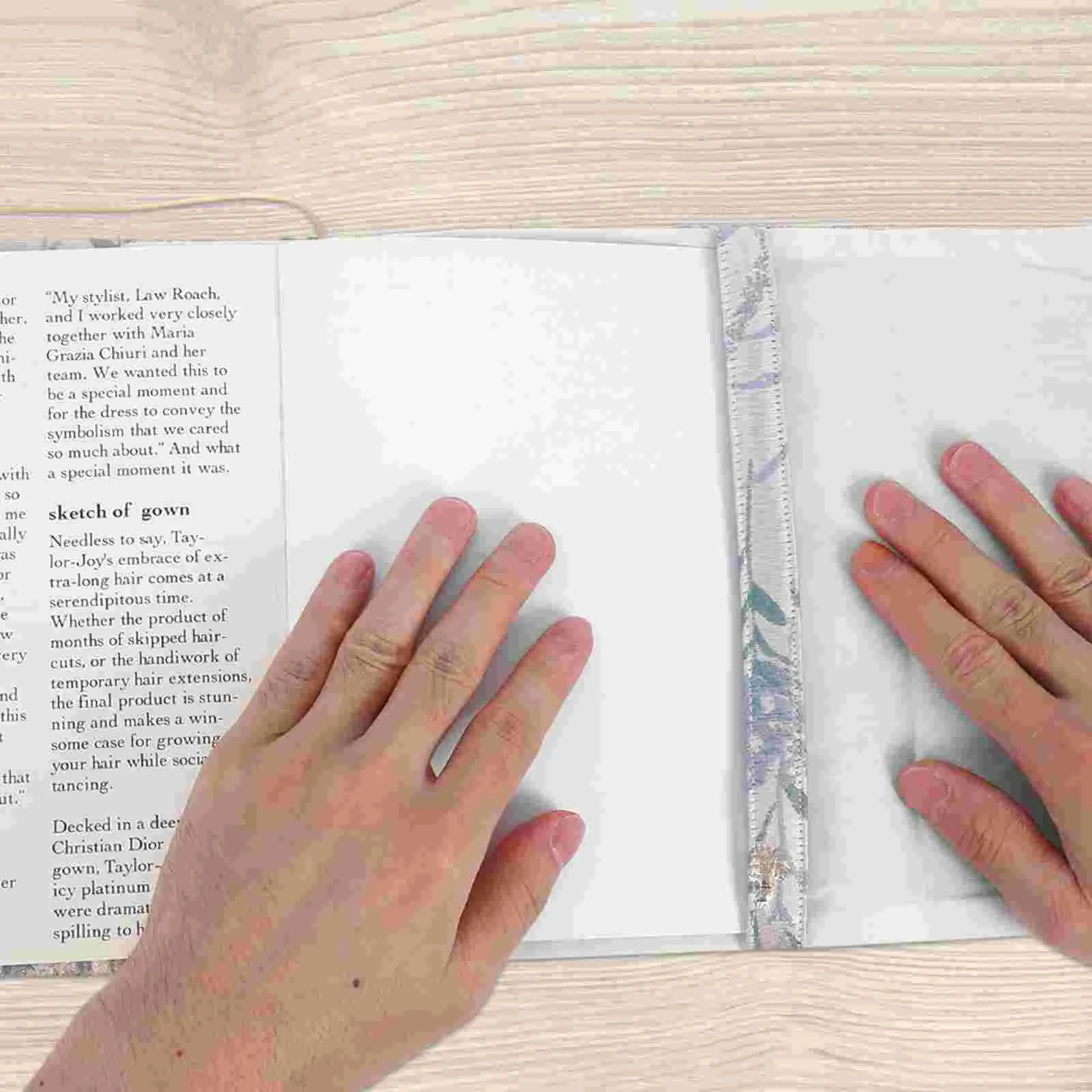 Handmade Cloth Book Cover Decor Note Bag Scrapbook Hand-made Protector Fabric Creative Student Sleeves