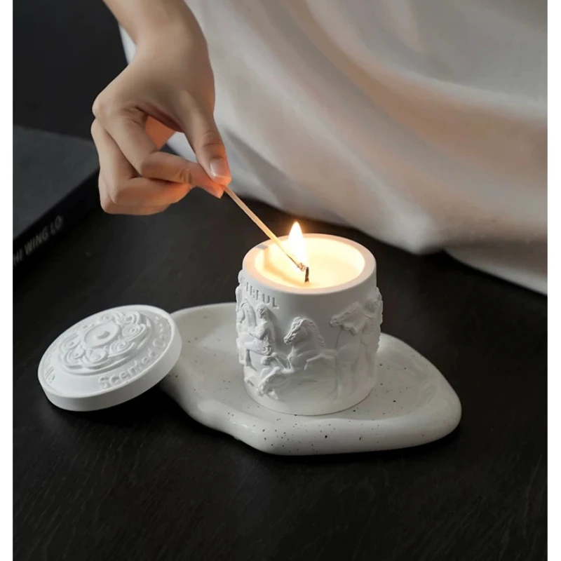 Scented Candle Gift Box, Sleep Aromatherapy Set for Bedroom, Birthday & Wedding Favor Present, Ambient Home Decor Accent