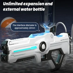 2024 Super Fully Automatic Electric Water Gun Toys, US Summer Pool Shooting Electric Water Gun Battle Children's For Adult Gifts