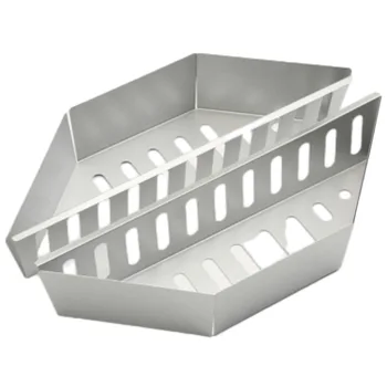 2pcs charcoal basket set bbq charcoal grill basket holders grill accessories galvanized outdoor bbq charcoal basket sets