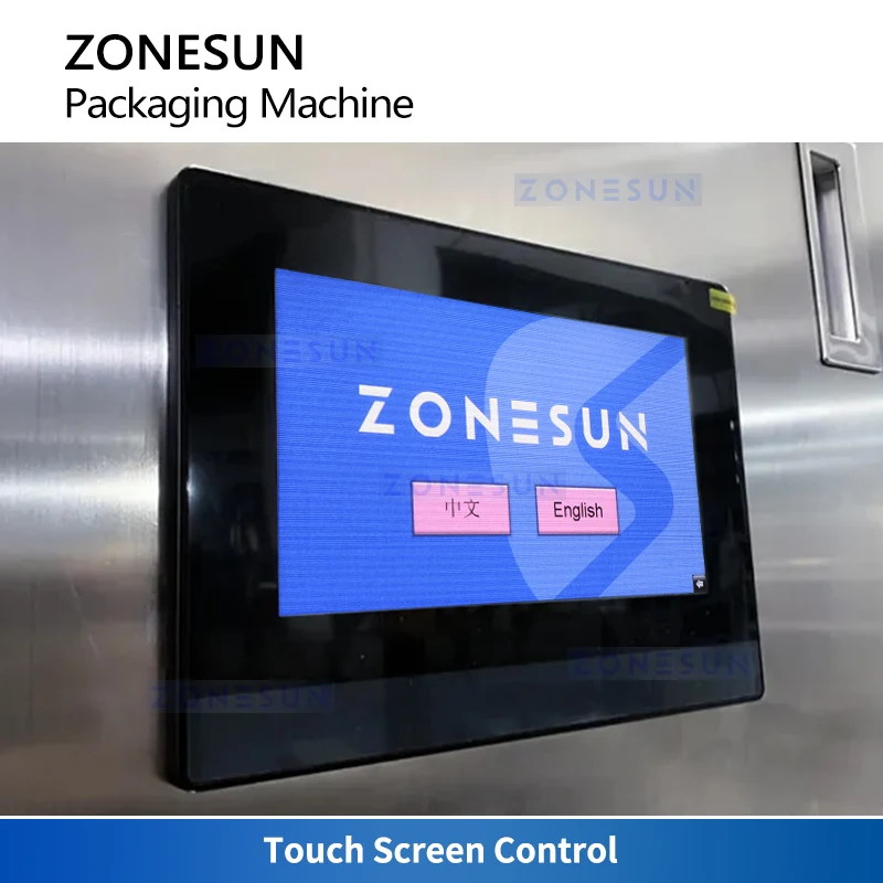 ZONESUN VFFS Pyramid Tea Bag Packing Production Machine Vertical Form Fill Seal Tea Leaves Nylon Pouch Filling Sealing ZS-SJB90