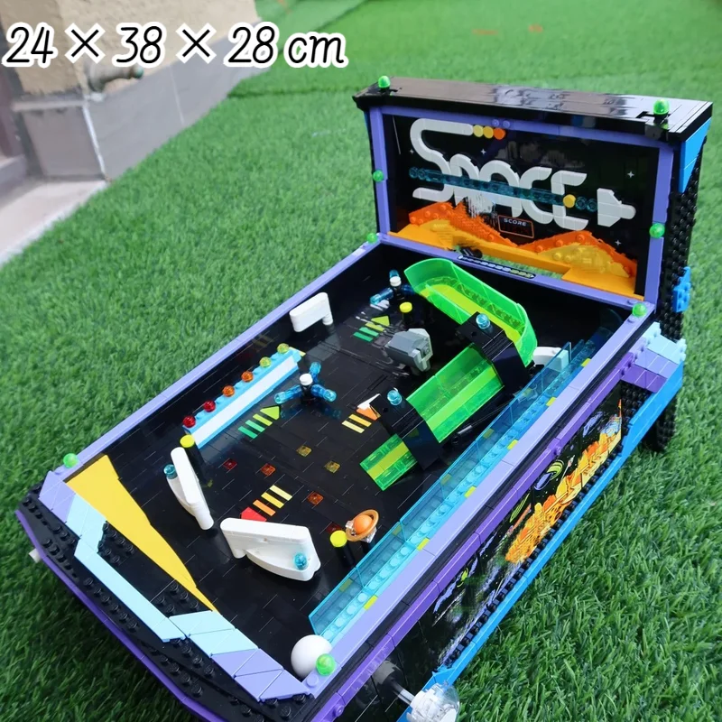 Desktop Decoration 2274PCS Building Blocks Icons Arcade Pinball Machine Building Toys for Adults Fans Festival Birthday Gifts