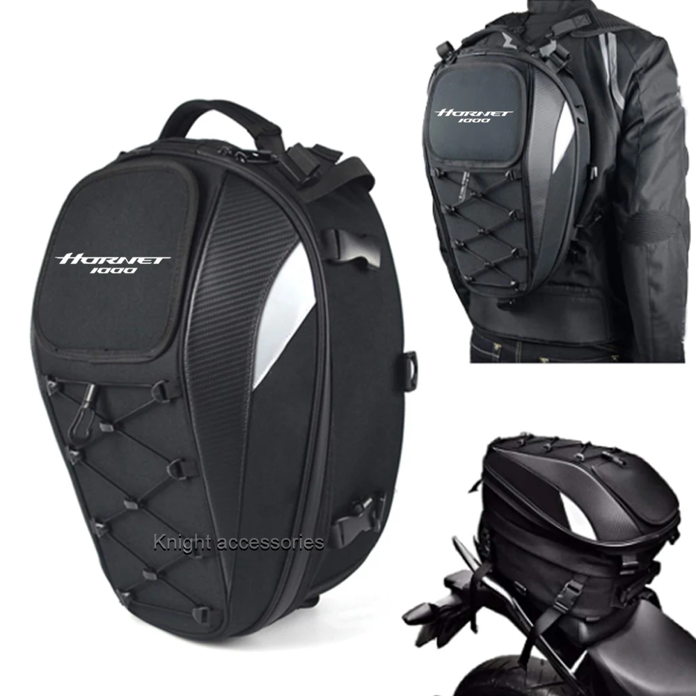 

For CB1000 Hornet Motorcycle Rear Seat Bags Waterproof Tail Bag Rear Seat Bag Multifunctional Helmet Bag Motorcyclist Backpack
