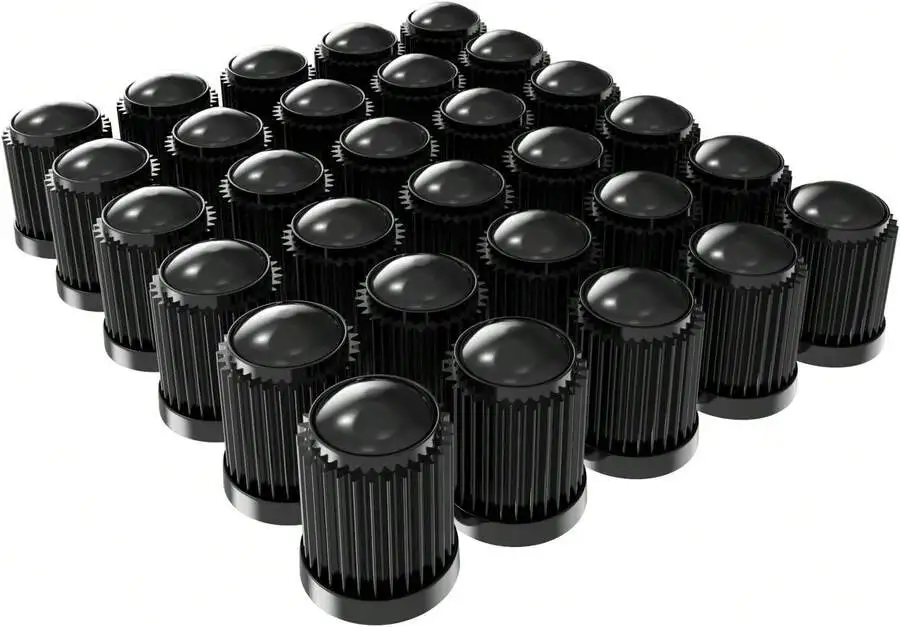 SAMIKIVA (30 Pack) Tire Stem Valve Caps, With O Rubber Ring, Universal Stem Covers For Cars, SUVs, Bike And Bicycle, Trucks,