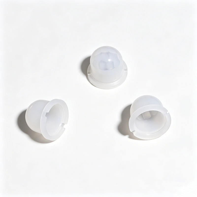 11.8x9.9mm cylinder Type HDPE PIR Human Body Infrared Sensor Fresnel Lens 6m Sensing Distance 5mm Focal Length 120 Degree Detec