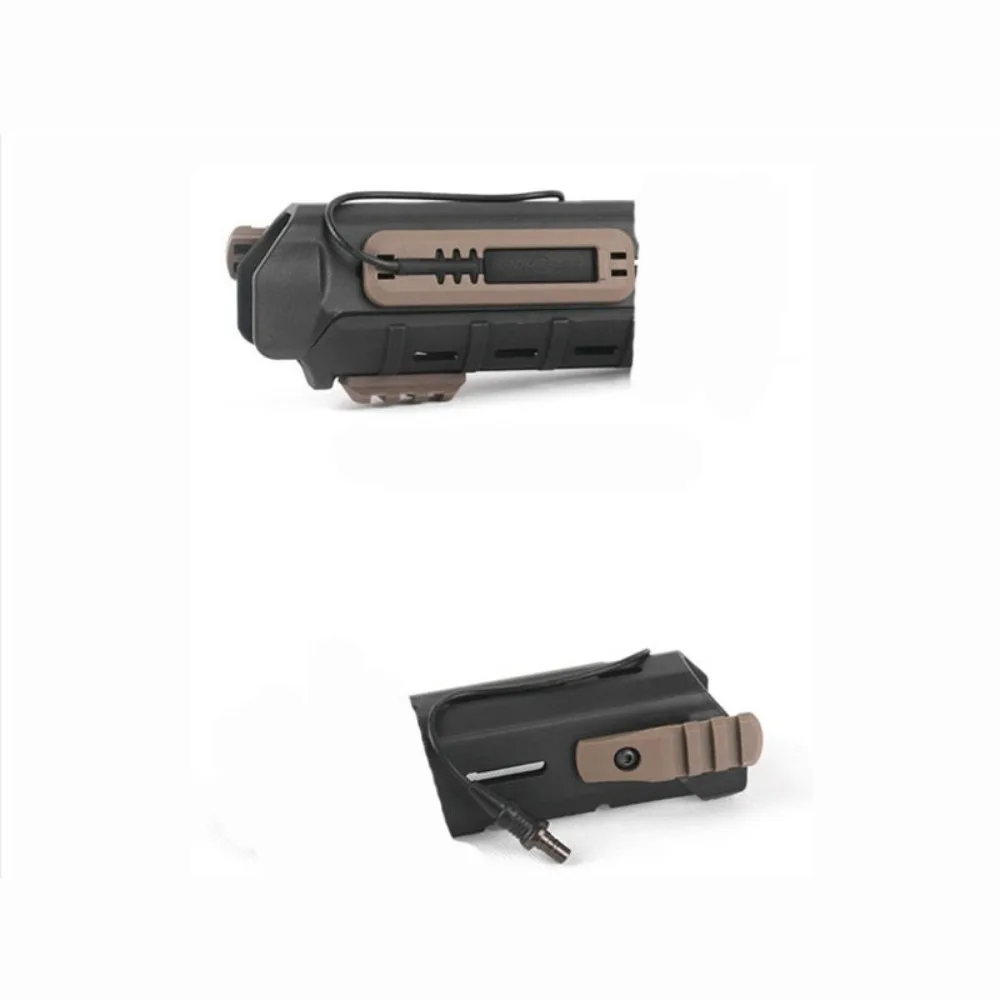 Нейлоновый пластиковый переключатель управления хвостом крысы, нажимная пластина M300/600 MOE, защита дерева, тактический фонарик, слот для карты на хвосте крысы