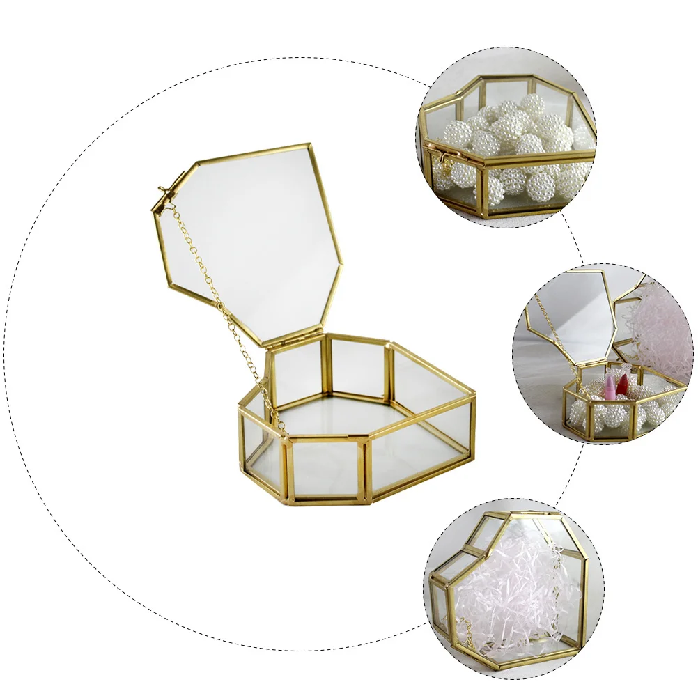 

European Style Jewelry Box Display Case Delicate Storage Holder Earrings Classic